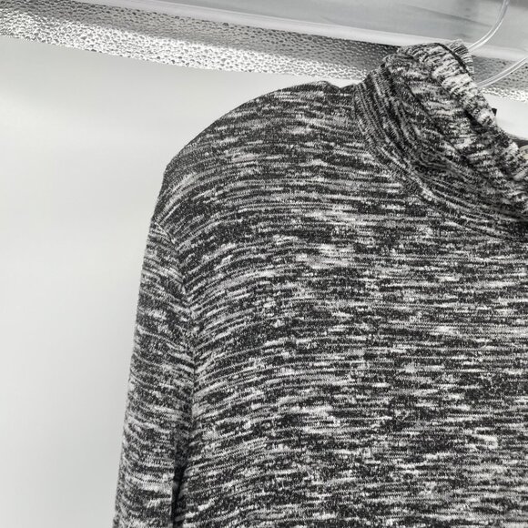 Express Womens Lightweight Pullover Hoodie Gray/White Size Small Pocket - Picture 5 of 9